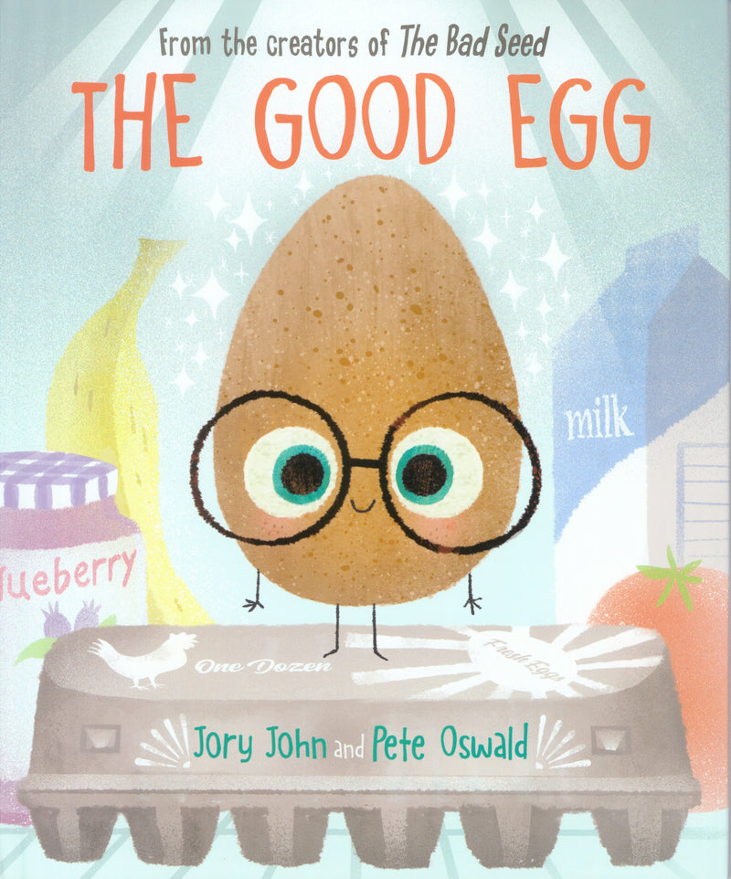 Peluche et livre The good egg / The bad seed