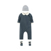 Baby suit with snaps