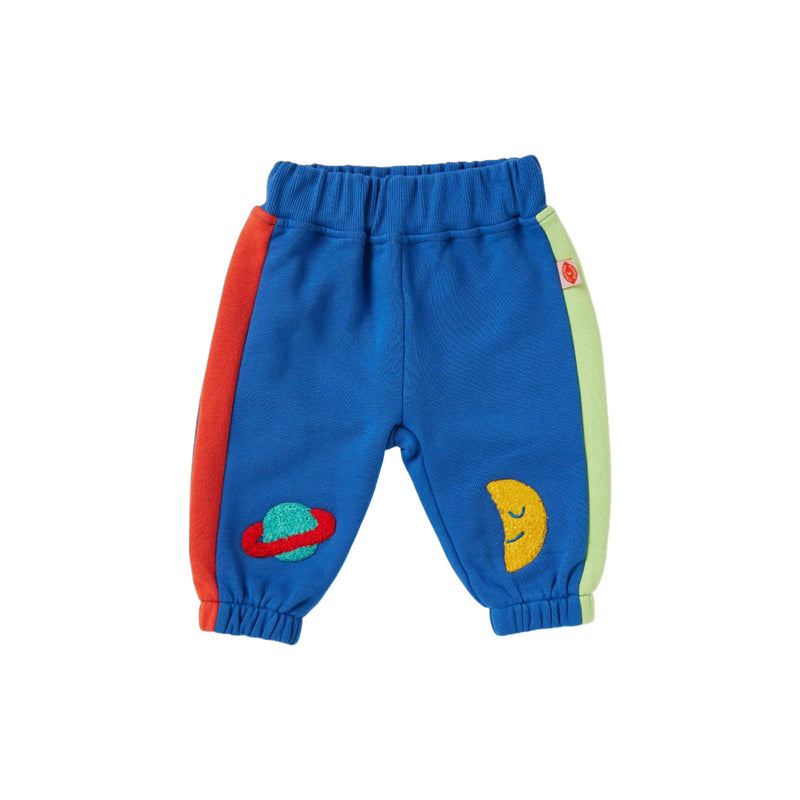 Rocket ride fleece applique pants