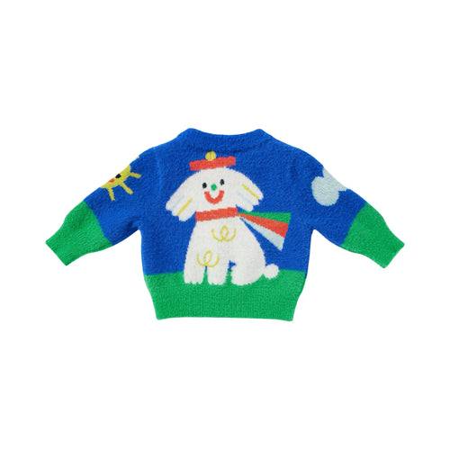 Puppy park knit jumper