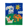 Puppy park baby blanket