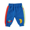 Rocket ride fleece applique pants