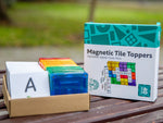 Magnetic tile topper alphabet pack