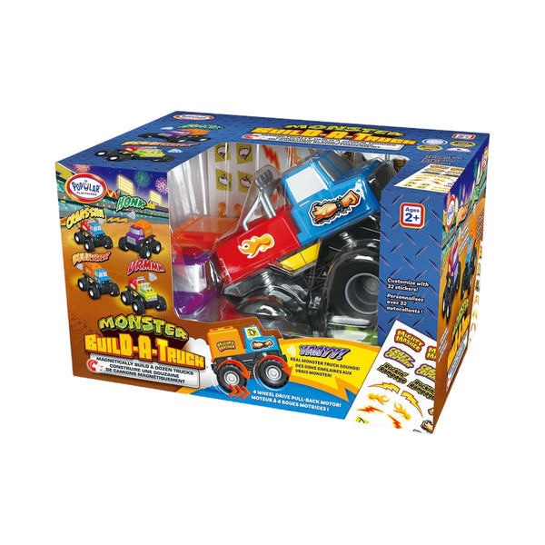 Popular Playthings Magnetic Build-A-Truck monster – Les Petits Voyous