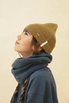 Knitted endless scarf