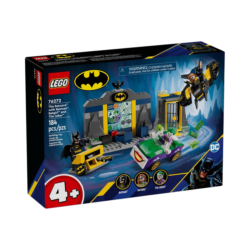 The Batcave™ with Batman™, Batgirl™ and The Joker™