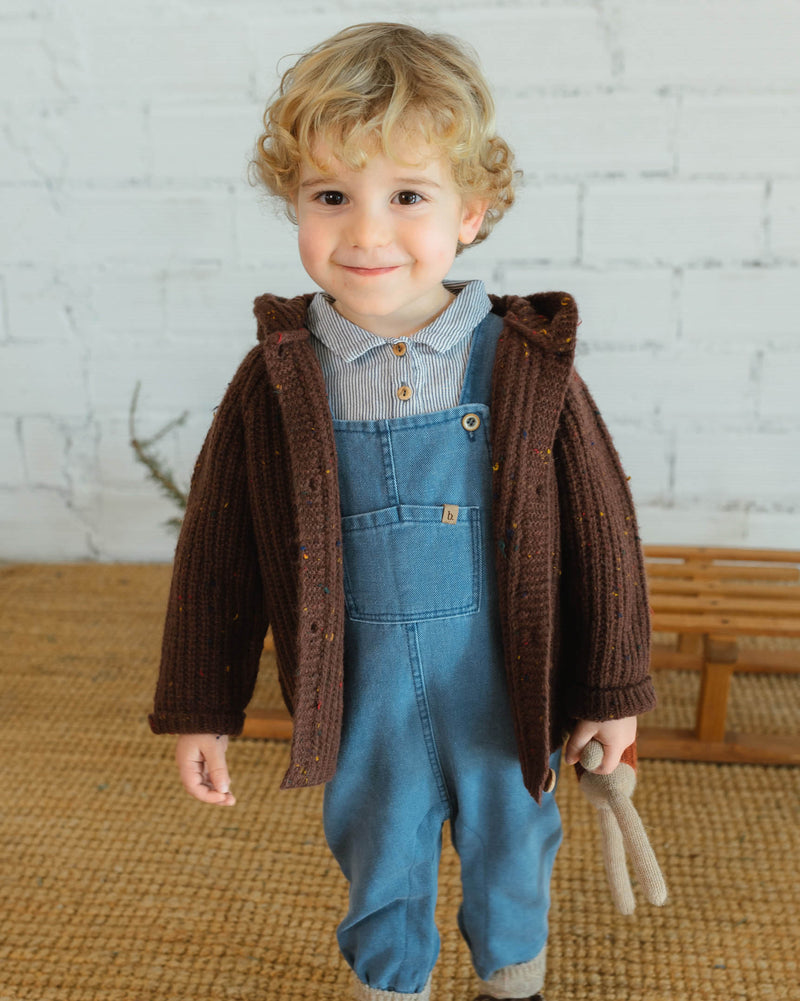 Baby denim dungaree