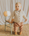 Baby hood cardigan