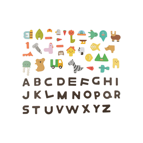 Coffret de jeu alphabet magnétique
