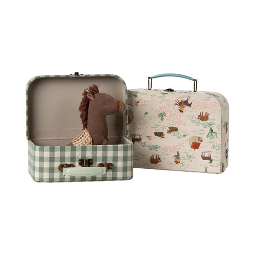 Set of 2 pony suitcase
