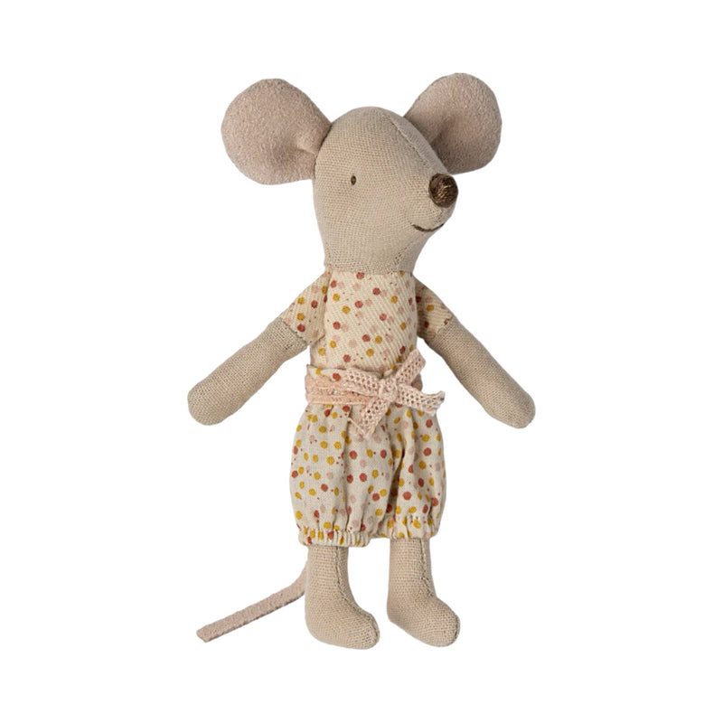 Little sister mouse in matchbox