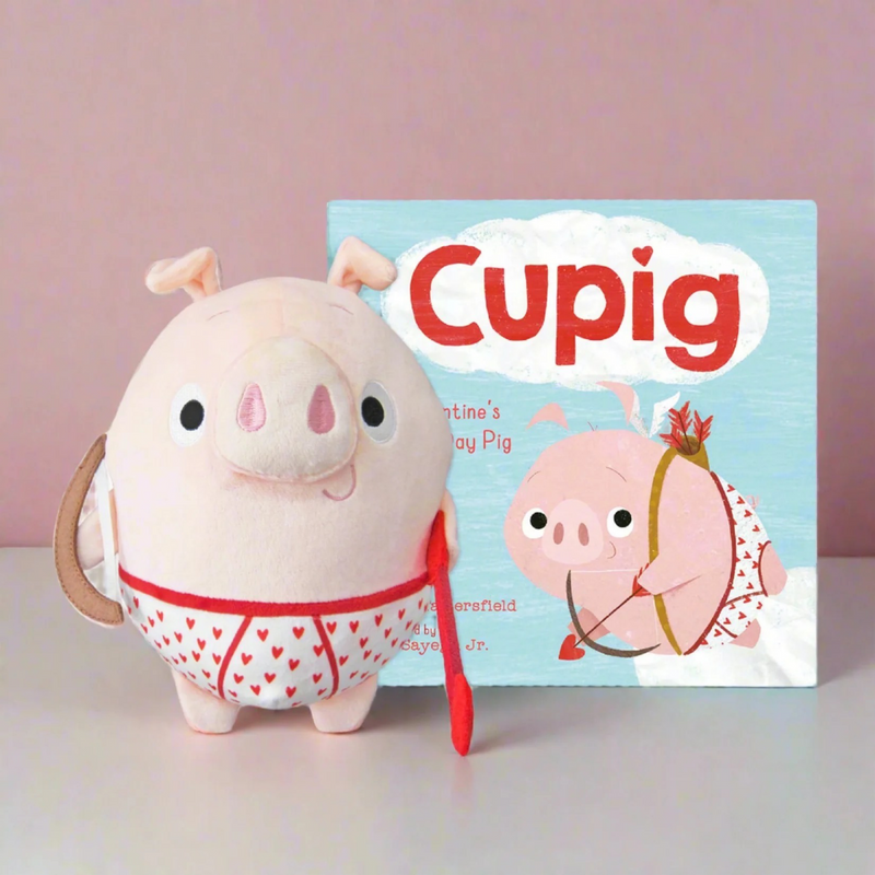 Peluche et livre Cupig