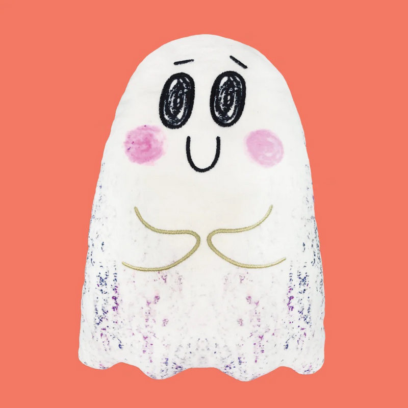 Peluche et livre Gustavo, the Shy Ghost