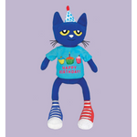 Pete the cat birthday party doll and book