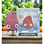 Peluche et livre The couch potato 