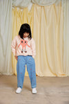 Heart in shoes chenille sweatshirt