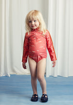 Seagull long sleeve swimsuit
