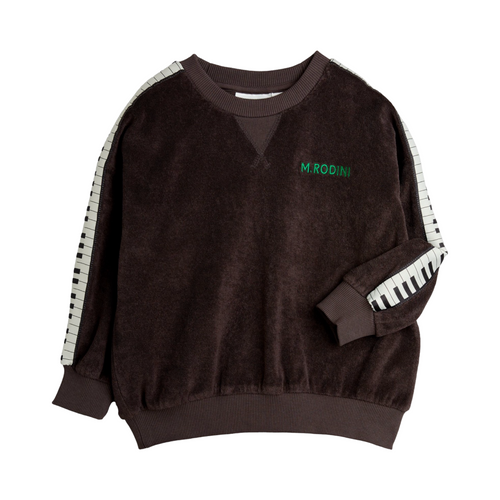 Piano terry sweatshirt