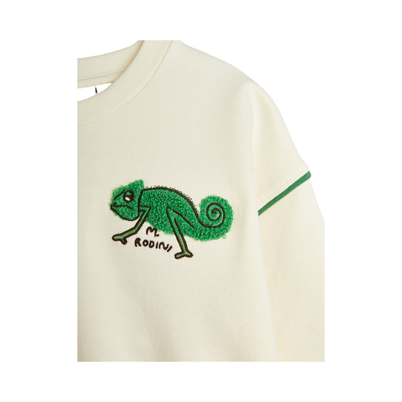 Lizard chenille sweatshirt