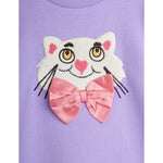 Cat chenille sweatshirt