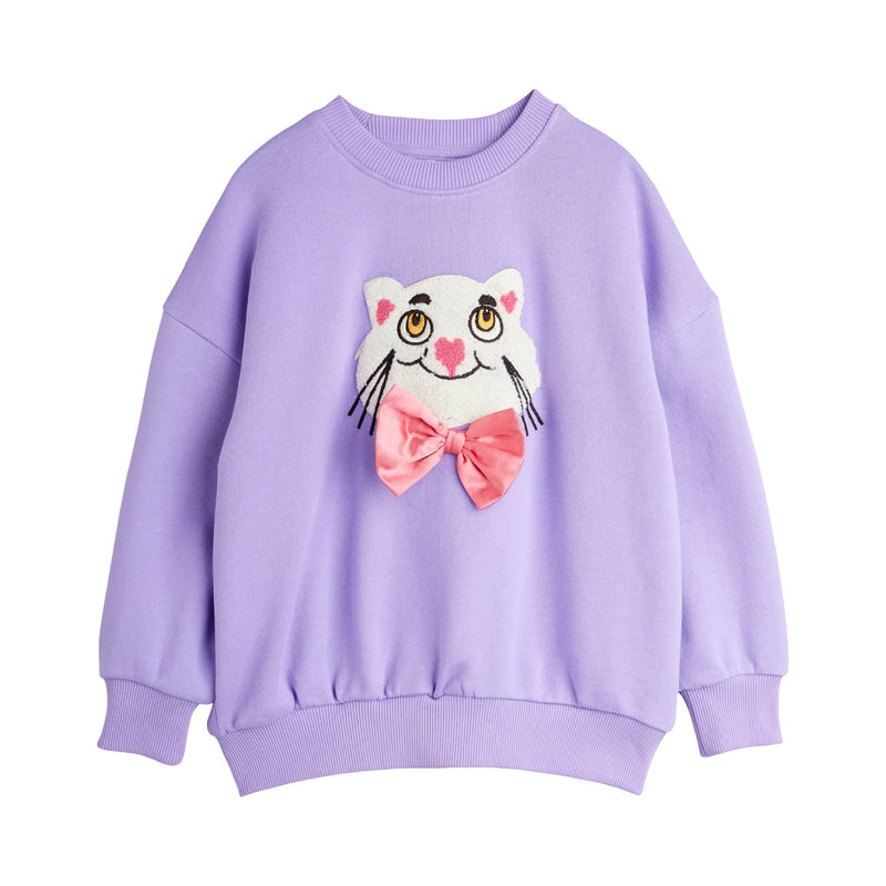 Cat chenille sweatshirt