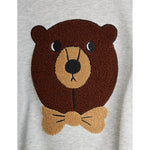 Bear chenille sweatshirt