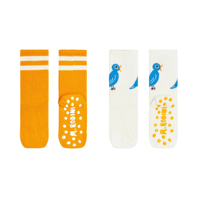 Bird 2-pack anti-slip socks