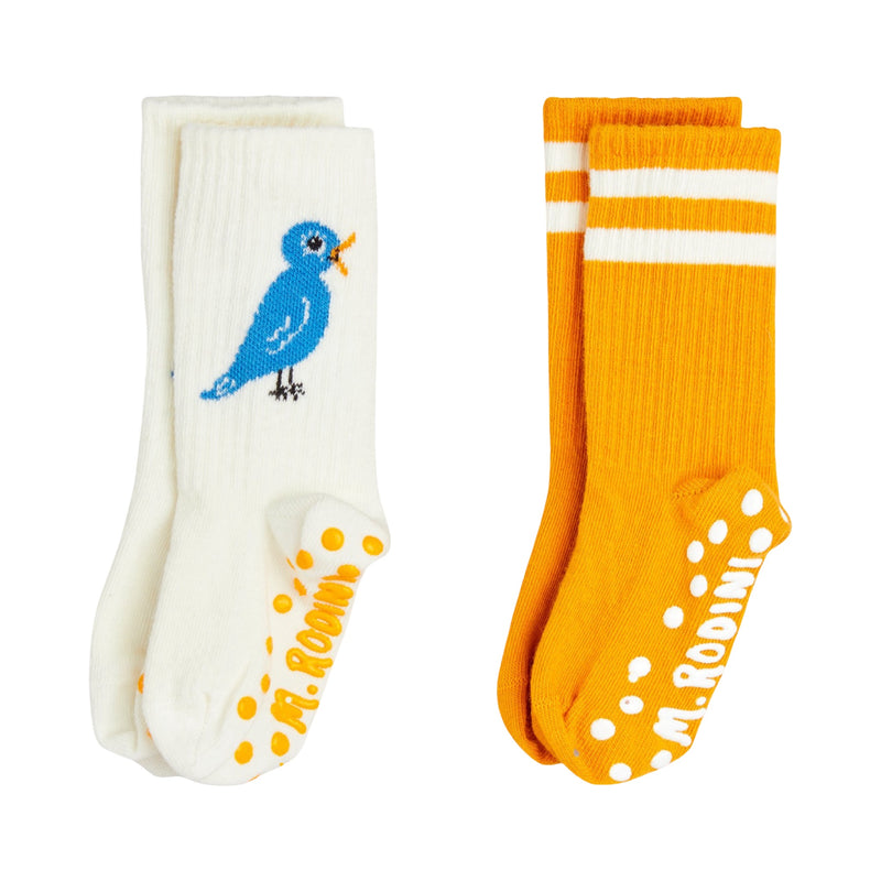 Bird 2-pack anti-slip socks