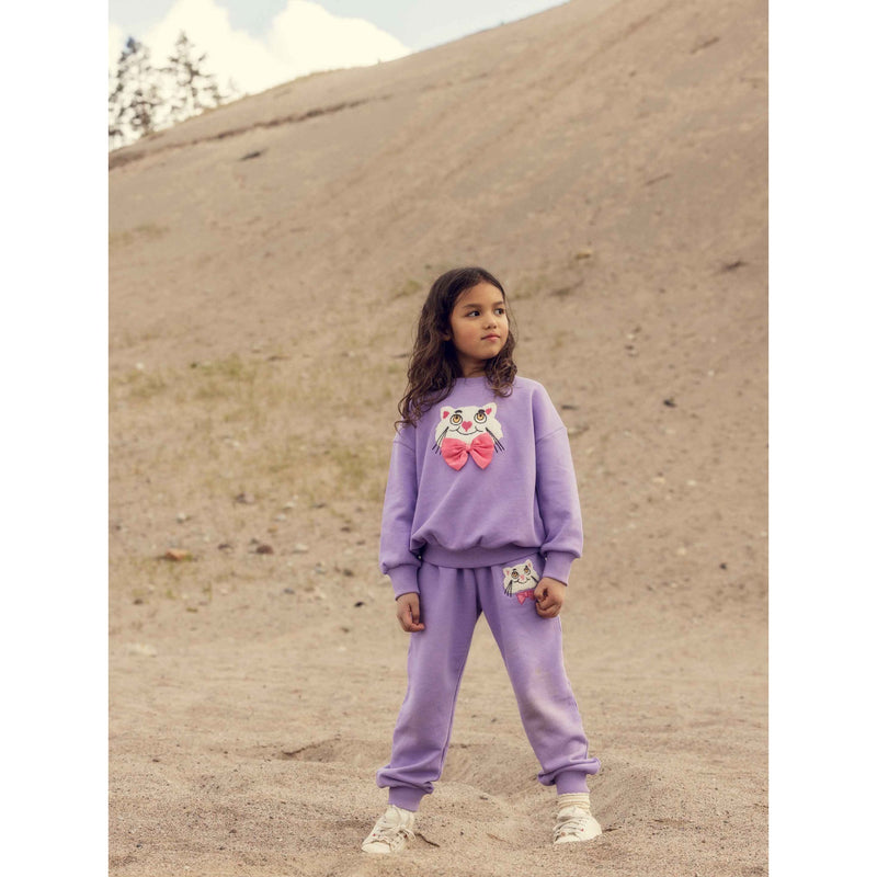 Cat chenille sweatpants