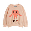 Heart in shoes chenille sweatshirt