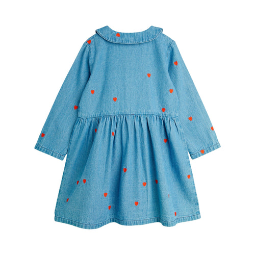 Mini hearts woven dress