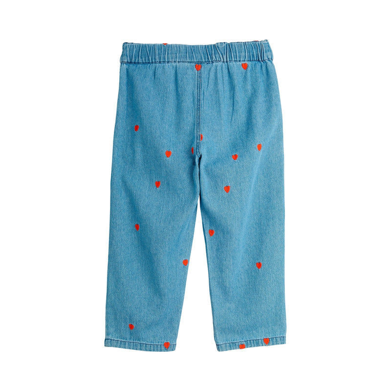 Mini hearts woven trousers