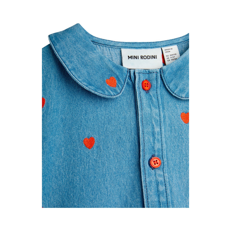 Mini hearts woven dress