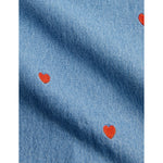 Mini hearts woven dress