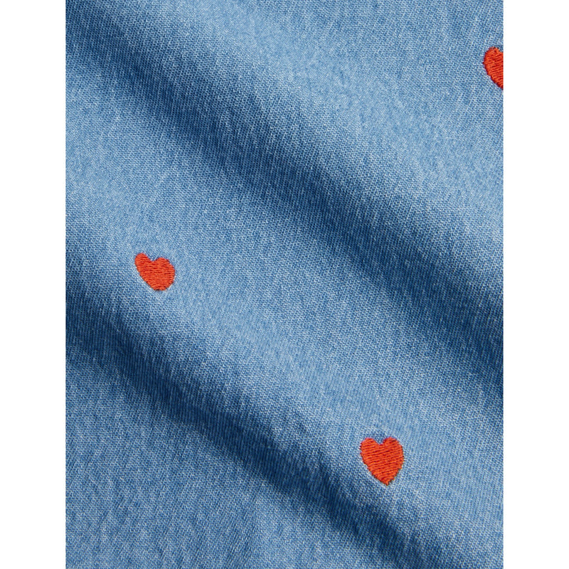 Mini hearts woven dress