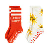 Sun 2-pack anti-slip socks