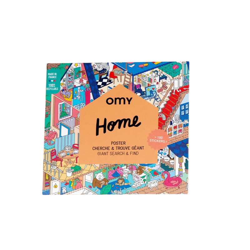 Home giant sticker poster