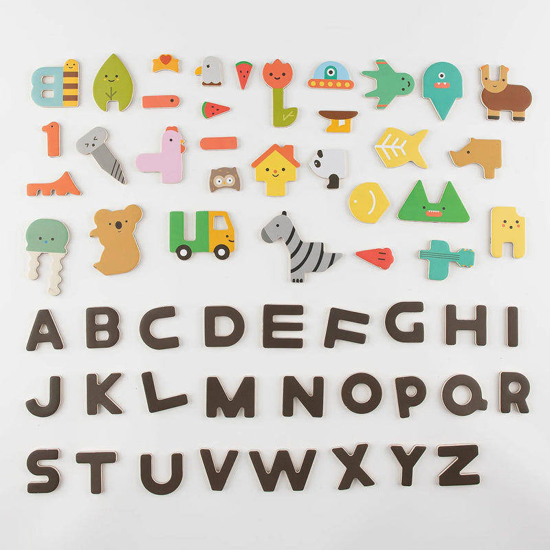 Magnetic alphabet play set