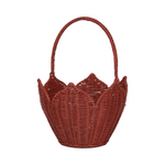 Rattan Poinsettia carry basket