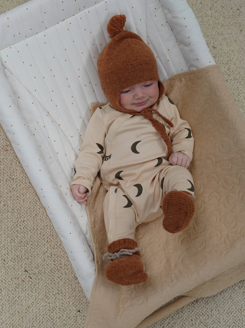 Organic Zoo Desert midnight suit with contrast feet – Les Petits