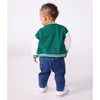 Babies' varsity-style cotton jacket