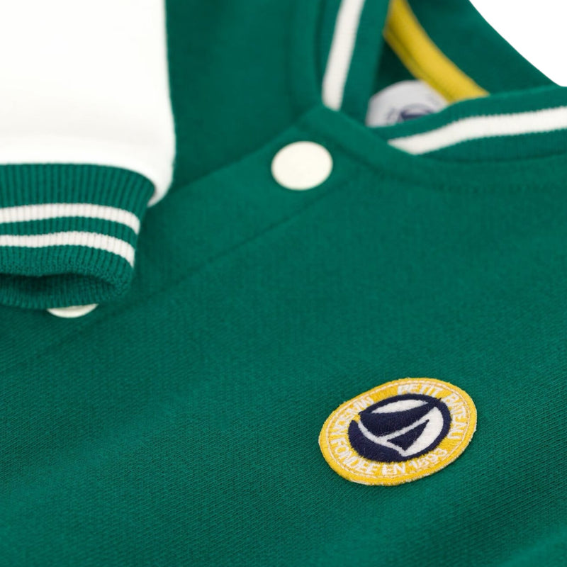 Babies' varsity-style cotton jacket