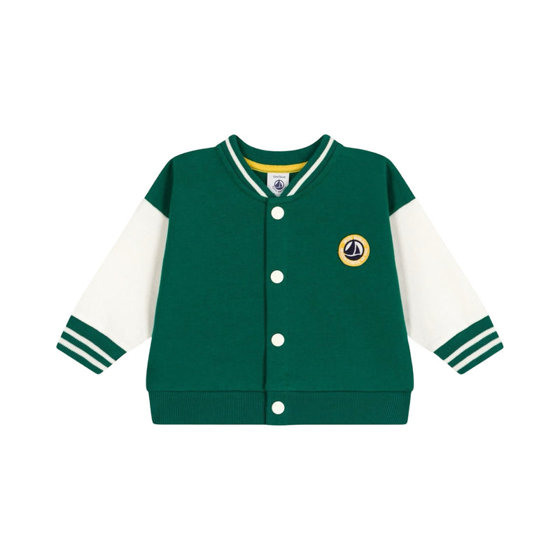 Babies' varsity-style cotton jacket