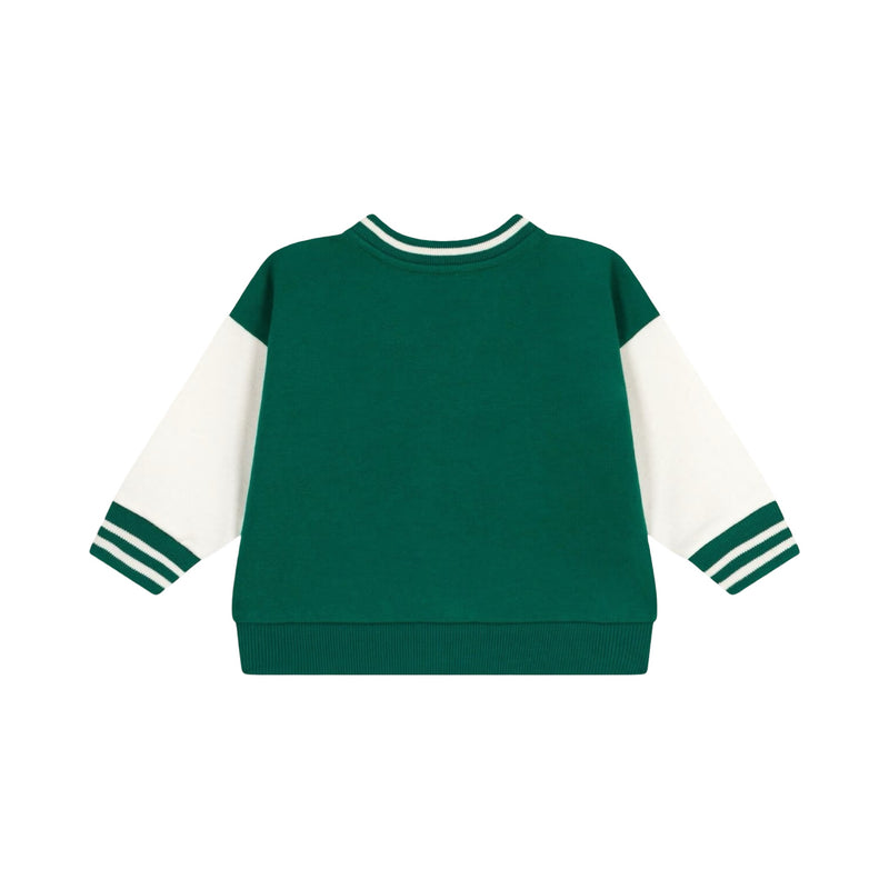 Babies' varsity-style cotton jacket