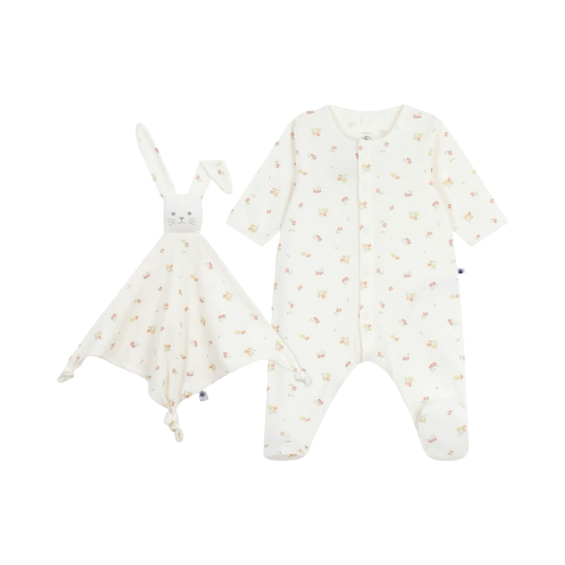 Coffret cadeau en coton à imprimé floral pour nouveau-nés
