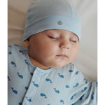 Bonnet en coton uni pour bébé
