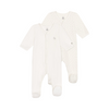 Set of 2 babies' velour pyjamas