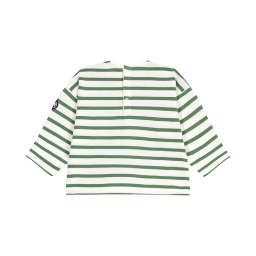 Babies's long-sleeved cotton Breton top