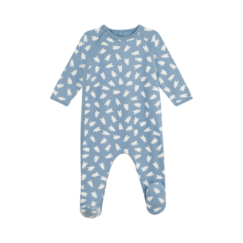 Babies' printed brushed fleece pyjama suit
