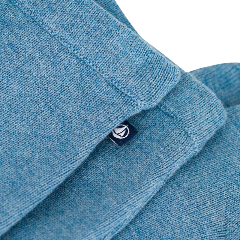 Babies' trousers in a wool and cotton knit